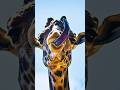 Why Do Giraffes Have Purple Tongues? #shorts #wildlife #giraffe