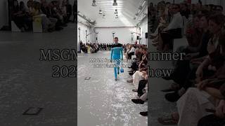 MSGM 🇮🇹 Spring-Summer 2027 Women’s Fashion Show for Milan Fashion Week
