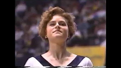 Allison Barber (Penn State) scores 9.825 for a hig...