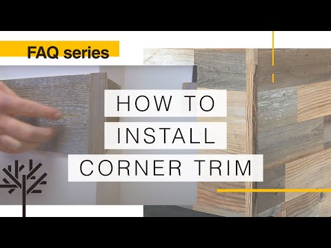 How to Install Corner Trim