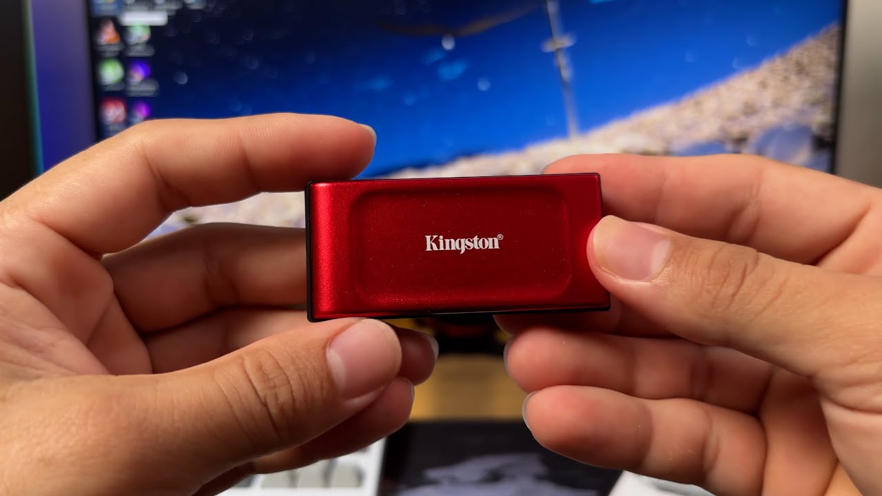 SSD XS1000R Kingston Externo unboxing e teste de 1tb