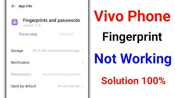 Vivo Phone Fingerprint Not Working Problem 2025 || How to Fix Vivo Phone Fingerprint Not Working