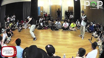 Pop in Progress 2015 Chapter 2 Work The Floor Open Top 16 Jason VS Kie Loong