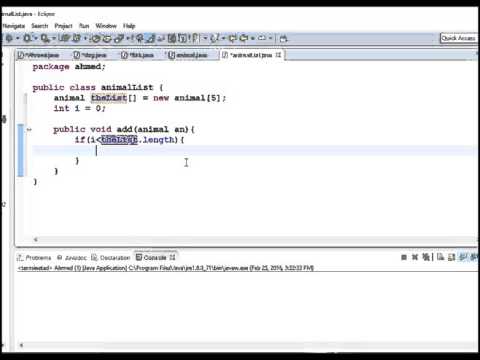 Java Programming Tutorial  52  Array Holding Many Objects
