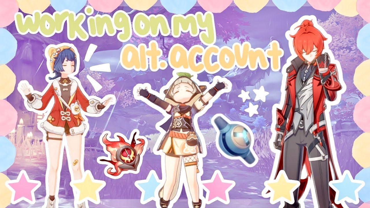 working on my alt genshin account! ₊ ‧₊˚౨ৎ˚₊ ‧₊ - YouTube