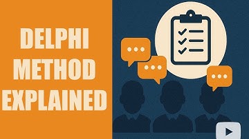 Delphi Method Explained || A Powerful Tool For Forecasting & Decision Making | | Expert Consensus