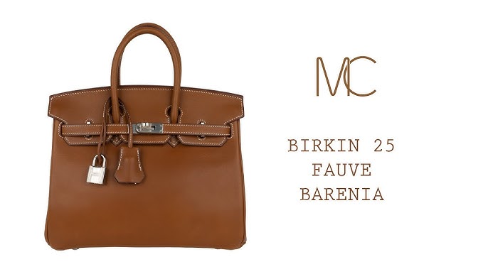 Hermès Birkin 30 Barenia Faubourg Fauve GHW Bag