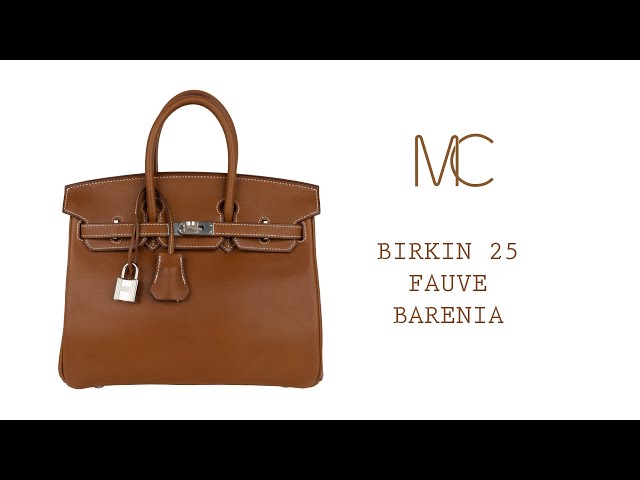 Hermes Limited Edition Birkin Bag 35 Fauve Barenia Faubourg Leather with  Palladium Hardware