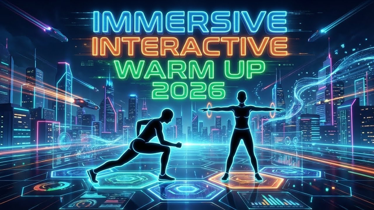 New Year Immersive Interactive Warm Up Beat Motion | Full Body Interactive Warm up |  Exercise Move