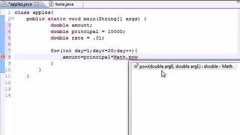Java Programming Tutorial   23   Compound Interest Program