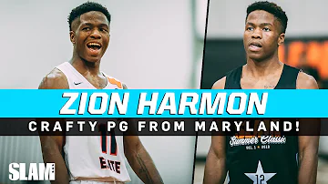 Zion Harmon makes defenders look HELPLESS! Crafty PG from Maryland 🤩