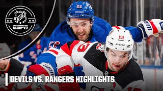 New Jersey Devils vs. New York Rangers | Full Game Highlights