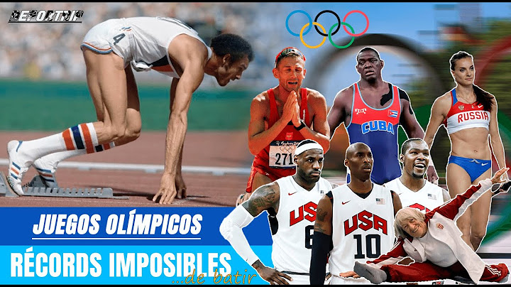 🚨Los RÉCORDS INSUPERABLES de los JUEGOS OLÍMPICOS 🚨👀😮 MARCAS que DIFICILMENTE se ROMPERÁN