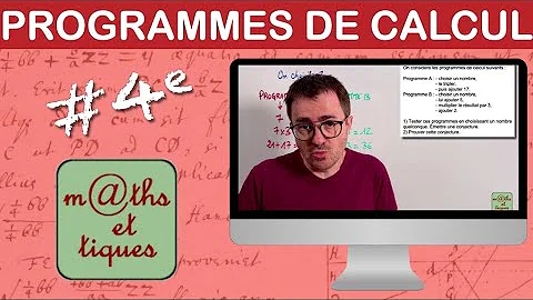 Quel est le programme de 5ème ?