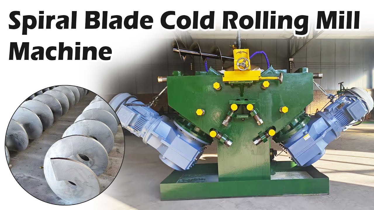 Precision Screw Flight Forming Machine | High-Efficiency Spiral Blade ...