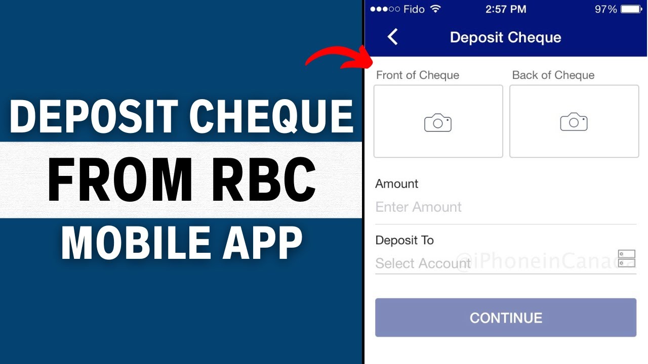 How to Deposit a Cheque Using RBC Mobile App Royal Bank of Canada