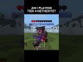AM I PLAYING LT4 NETHERITE OR NO?? #minecraft #pvp #hypixel #tierlist
