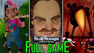 Hello Neighbor VR: Search and Rescue - FULL GAME Walkthrough & Ending (All Act) No Commentary
