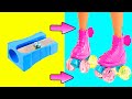 DIY Barbie Miniatures | Doll Shoes, Backpack, DIY Barbie Dresses | Creative Fun For Kids