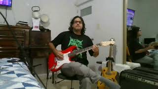 Manowar - Brothers Of Metal - Guitar Cover - Squier HT Strat