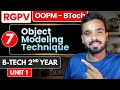 Lec 7 - Object Modeling Technique | RGPV OOPM B-Tech 2nd year