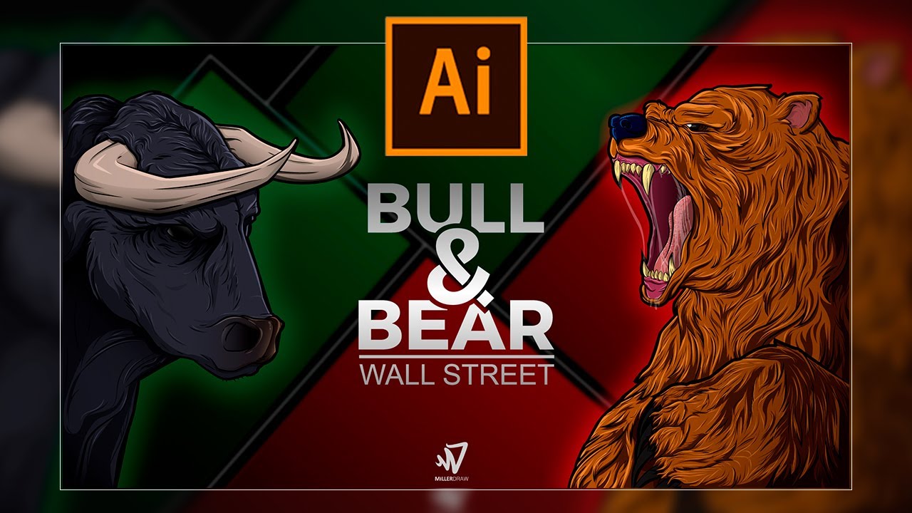 Time Lapse Bull&Bear en ILLUSTRATOR