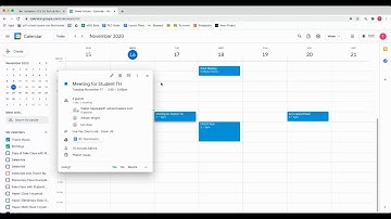 Google Calendar - Creating an event, inviting others, and adding details
