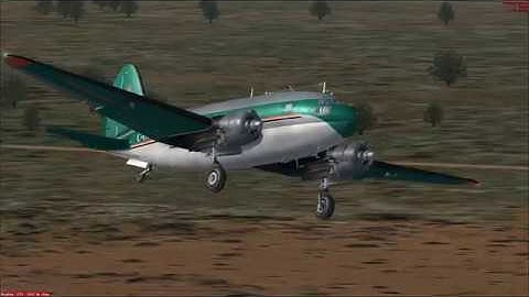 Curtiss C-46A Commando C-GTXW arrival at Laverton (YLTN)