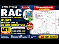 RAC Unit 4 Complete in One Shot | Psychrometric Chart + Numericals + AKTU PYQ Solved