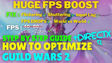 Guild Wars 2: Increase/Boost Your Fps and Overall Performance -DirectX 12-Comprehensive Guide 2021
