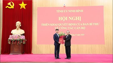 Công bố Quyết định của Ban Bí thư về công tác cán bộ