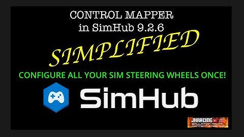 JHRacing SimHub Control Mapper SIMPLIFIED