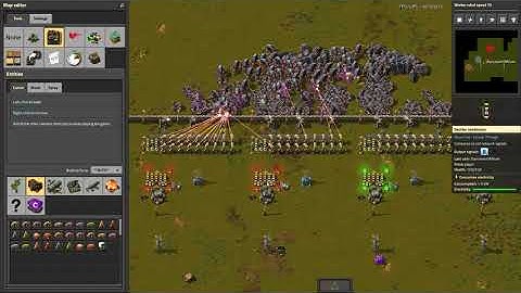 Factorio Gun turret enemy detection power switch