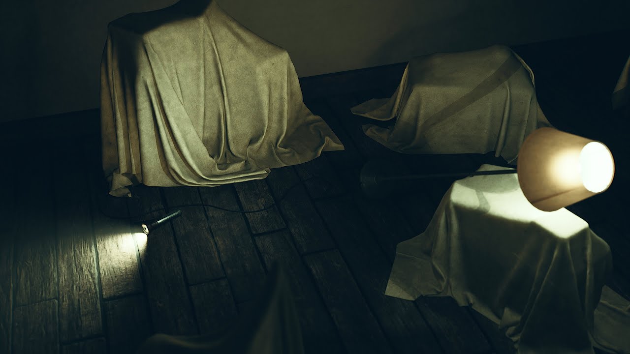 Flicker Blueprint 18 - Horror Bedroom UE5 Asset Pack