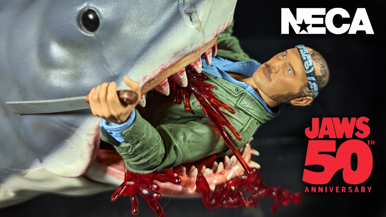 Jaws Ultimate Quint Action Figure 50周年記念 NECA Jaws Ultimate Quint Action Figure Review - YouTube