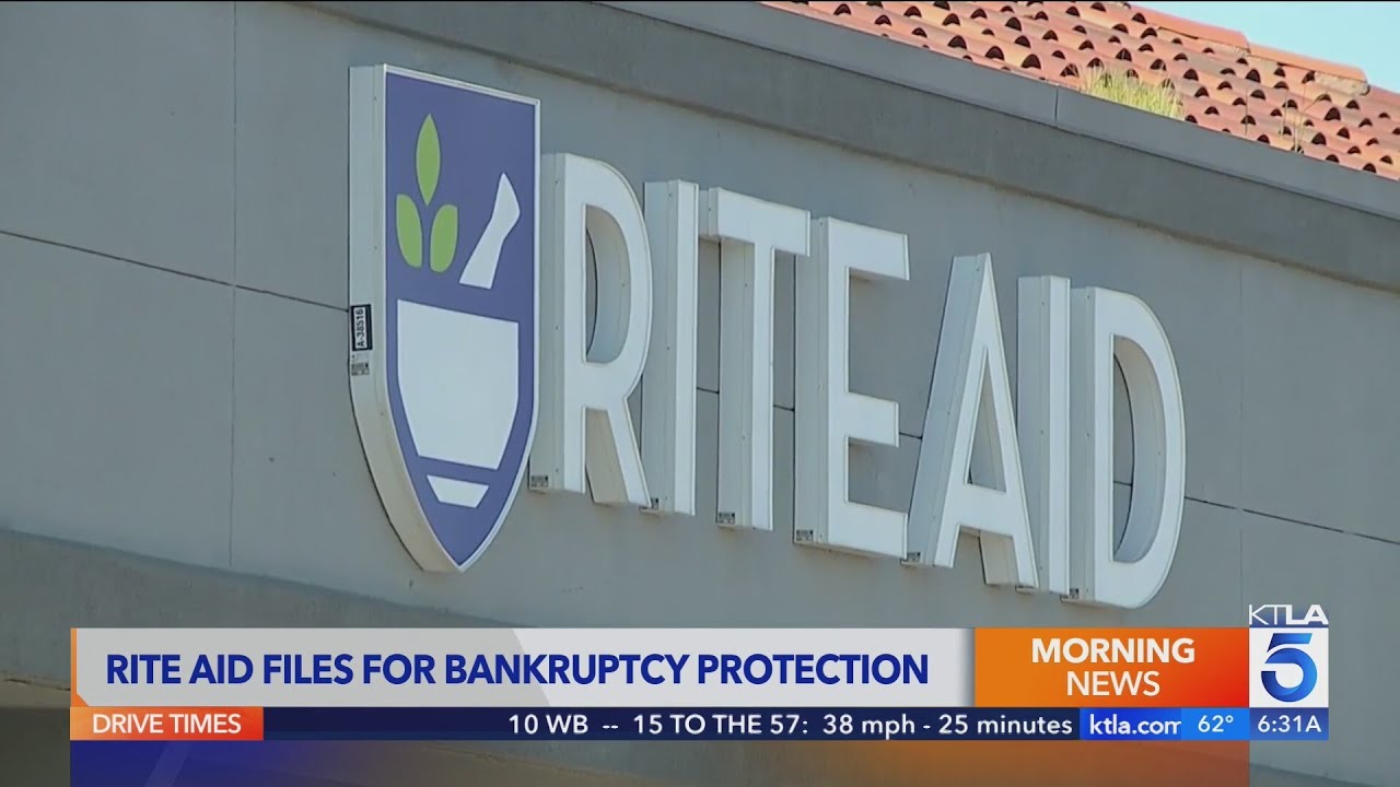 Rite Aid files for bankruptcy, will close underperforming stores