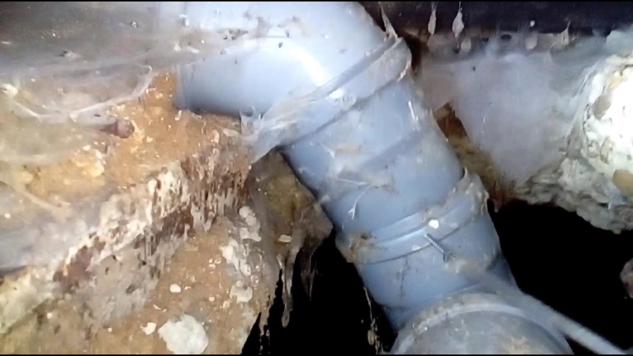 Новый метод крепления канализационных труб - YouTube