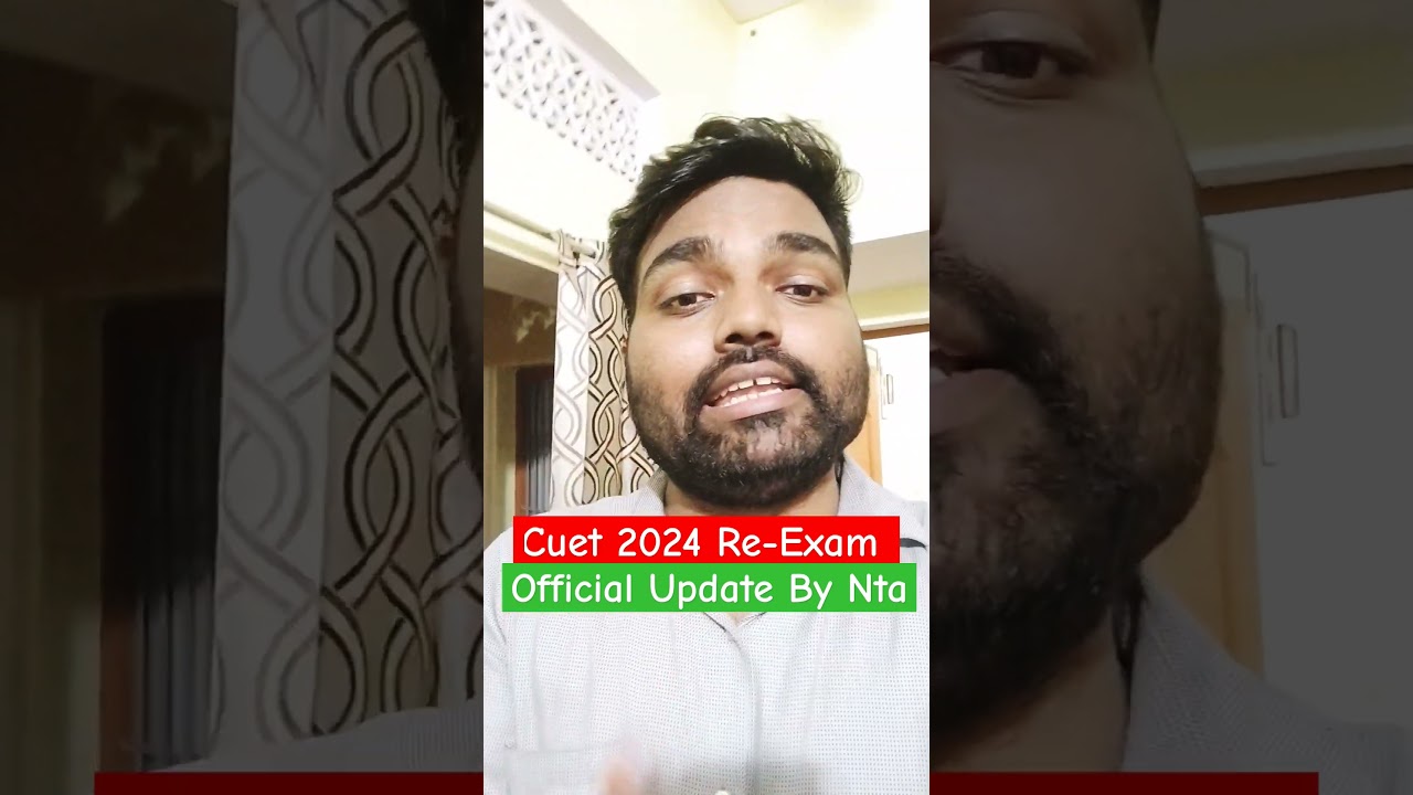 Cuet 2024 Re-Exam Official Update by NTA 