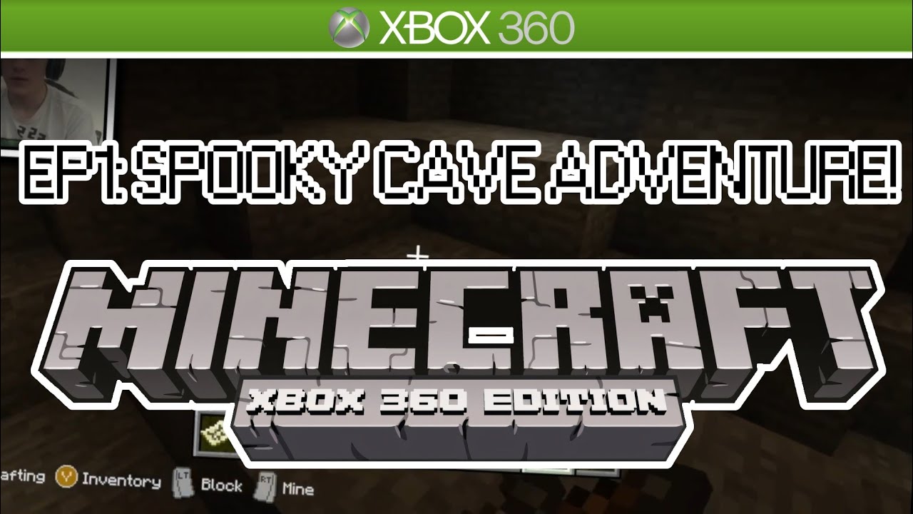 Minecraft Xbox | SPOOKY CAVE ADVENTURE! Ep1 | DVDSide