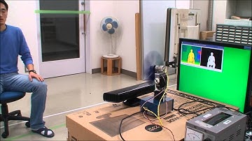 Demo Video of Electric Fan System using KINECT sensor and Beagleboard-xm