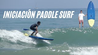 MI PRIMERA VEZ PRACTICANDO PADDLE SURF CON OLAS + TUTORIAL ITIWIT HINCHABLE 9´160L | INICIACIÓN