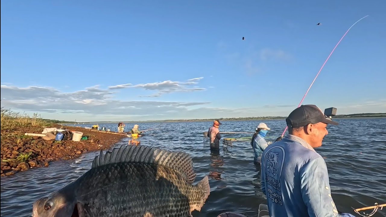 Muito peixe muita adrenalina e resenha de  youTubes em riolândia 