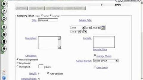 Using the ANGEL Gradebook, Take 2