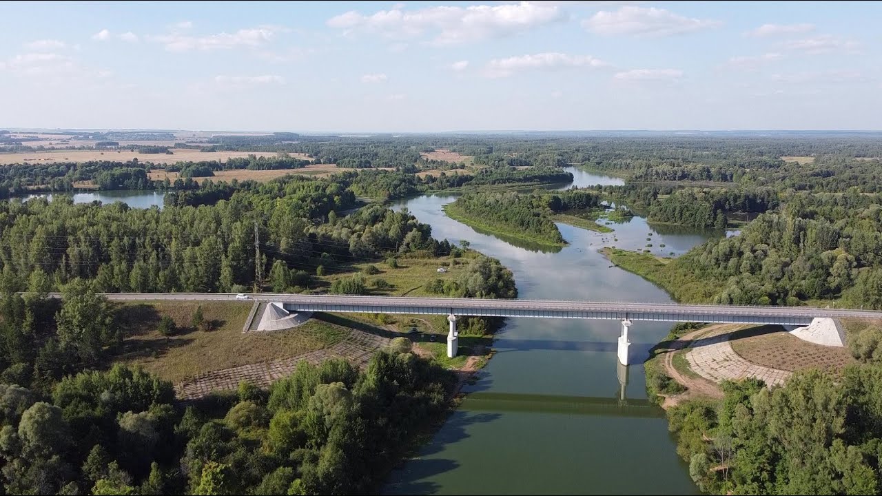 Река иж понтонный мост