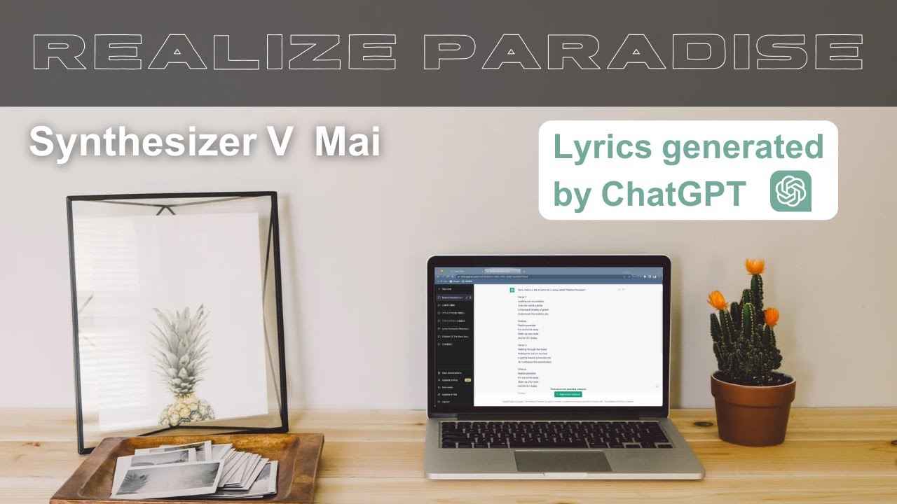 Watch 【Synthesizer V Mai】Realize Paradise【Original】 on YouTube Watch 【Synthesizer V Mai】Realize Paradise【Original】 on YouTube