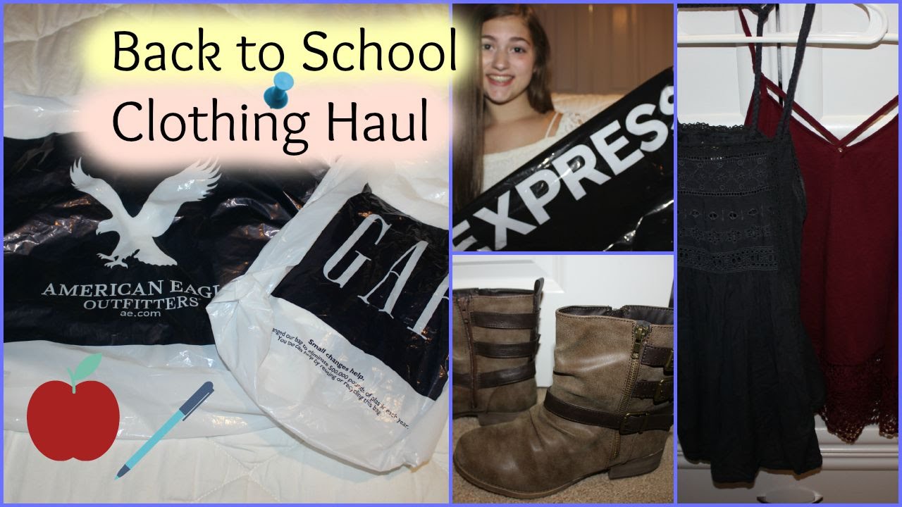 Back to School Clothing Haul 2015 makeup artist