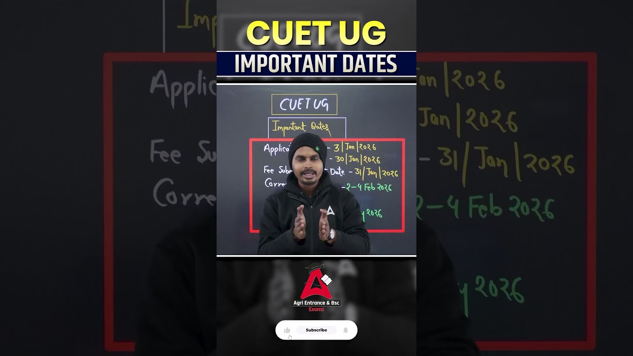CUET UG Important dates notification 