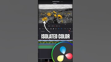 Isolate Single Color in DaVinci Resolve