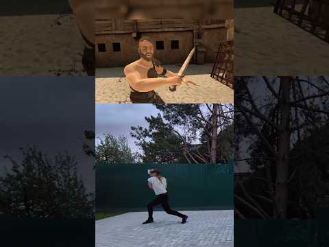 Бой в VR в ведьмачьем стиле