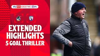 5 Goal Thriller Bristol Rovers V Chesterfield Extended Highlights